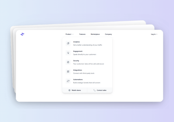 Header Section Tailwind CSS