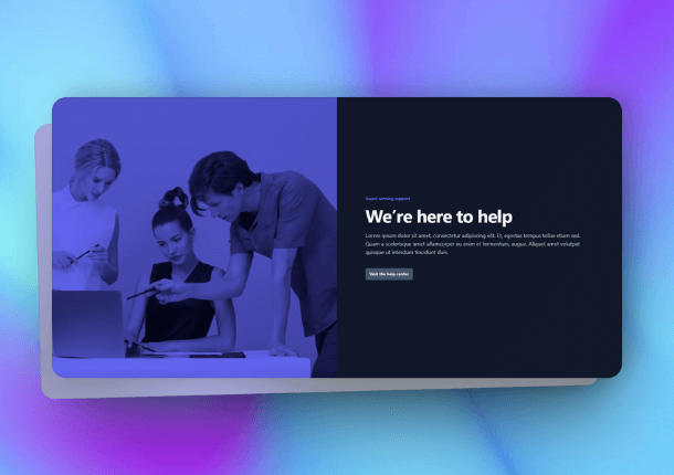 CTA Section in Tailwind CSS